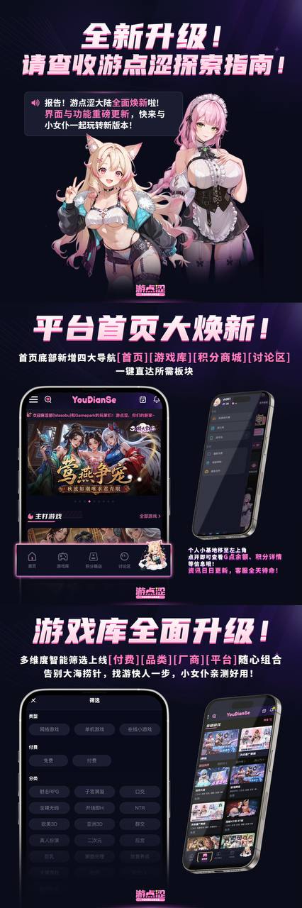 📣 叮咚，游点涩新版探索指南请查收！
