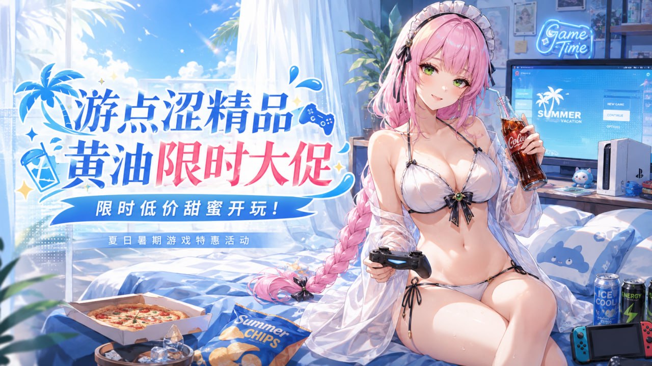 夏日钜惠｜精品单机黄油大促，限时低价甜蜜开玩！