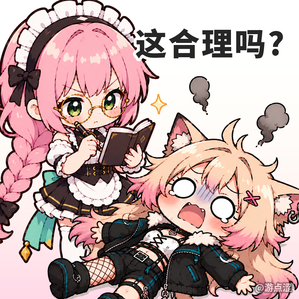 🎁 小女仆福利站｜带上看板娘表情包，聊聊游点涩初印象！