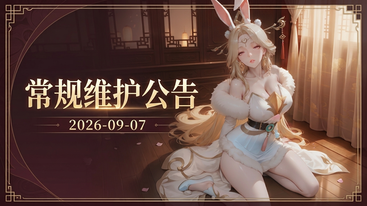 绝色风流｜09/17合服维护公告