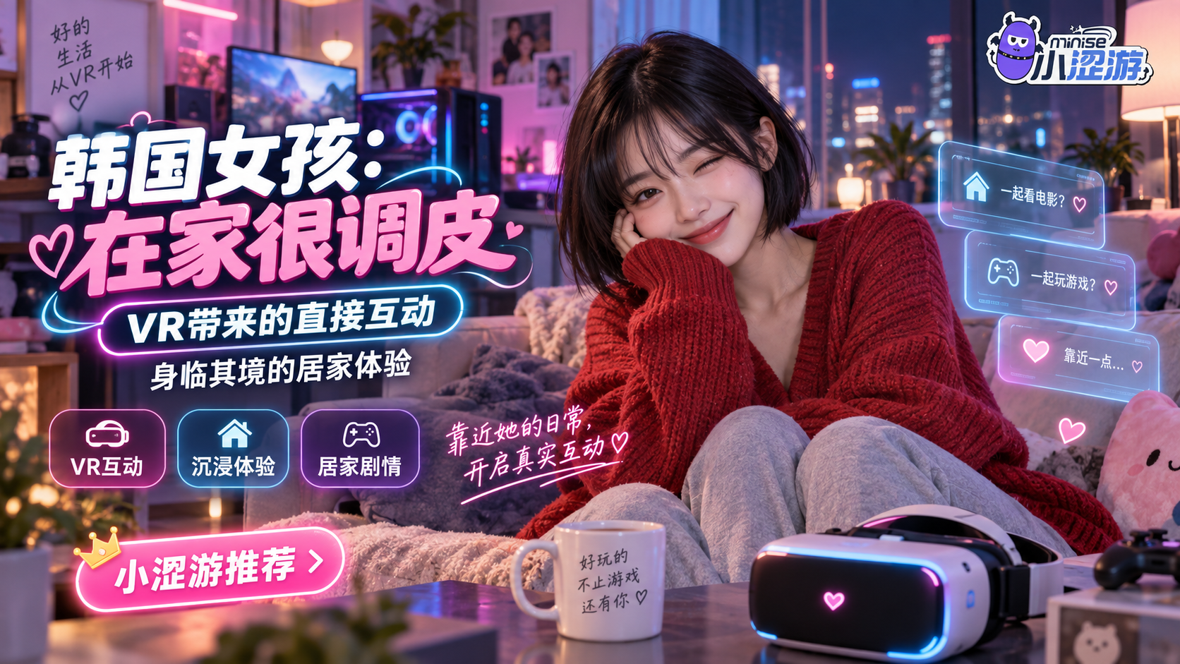 韩国女孩:在家调皮 韩国女孩:在家调皮