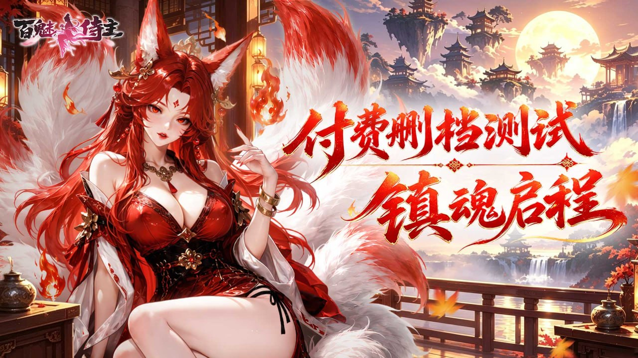 百魅侍主｜付费删档测试即将开启！百魅相迎，豪礼相赠！