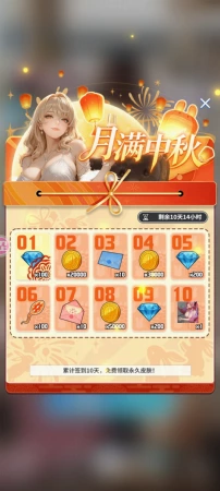 【bug】月满中秋签到每天都是领取第一天的奖励