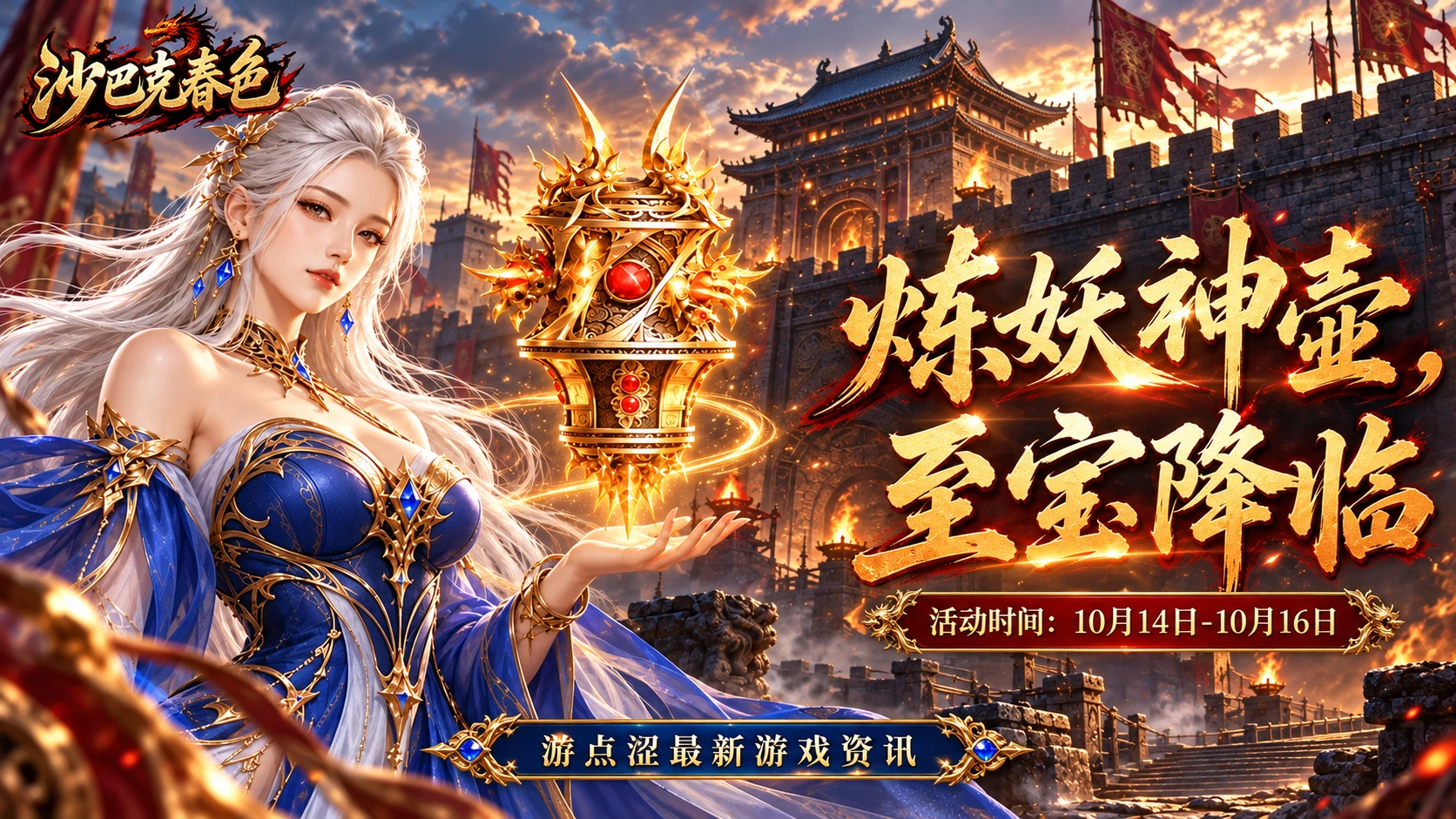 沙巴克春色｜顶级至宝+屠龙神装上线！