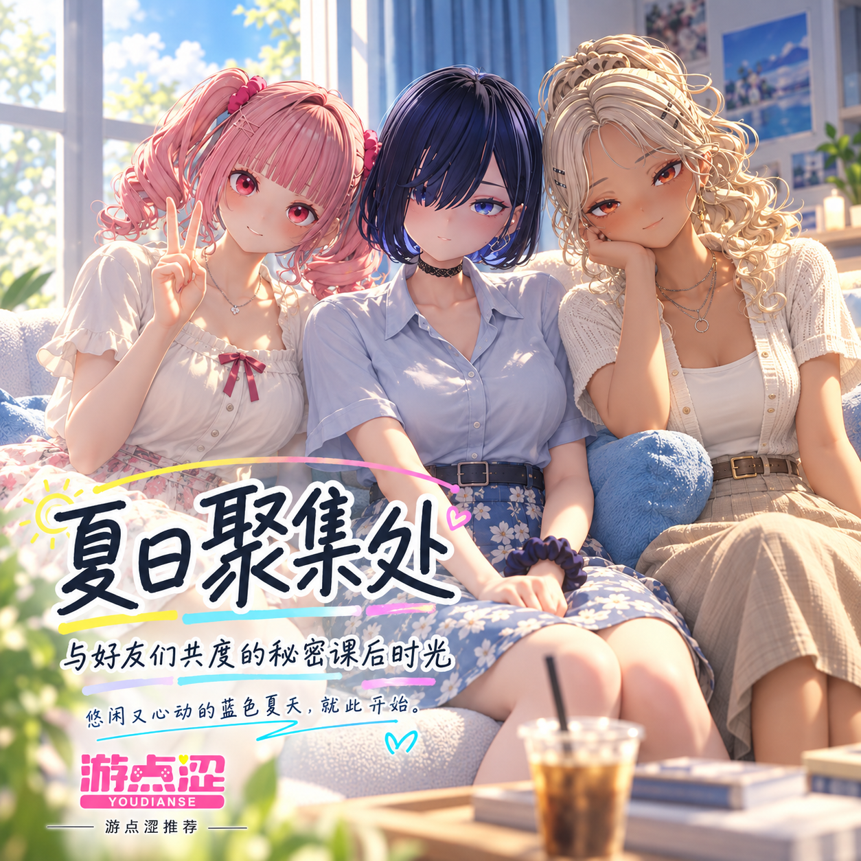 夏日聚集处-与辣妹们共度的秘密放学后