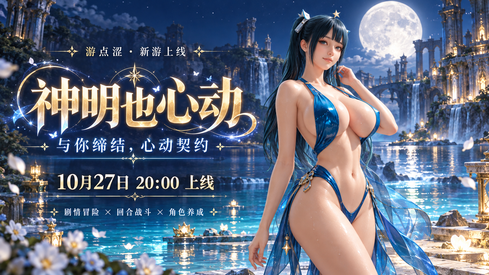 神明也心动｜月夜相遇，契约启程；唤醒神器，心动冒险！